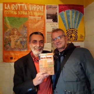 Gianni con l'editore Marco Philopat_2019